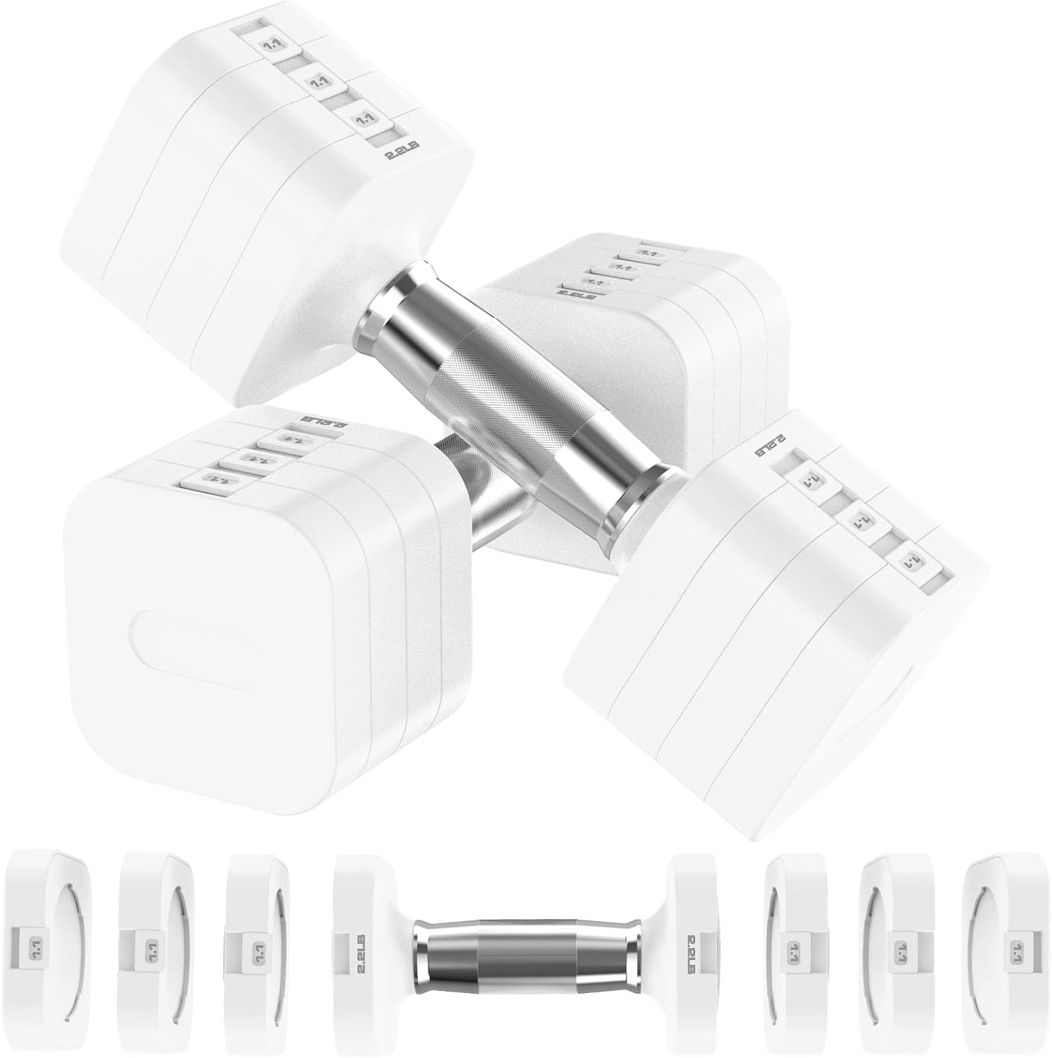 22LBS Adjustable Dumbbells Set for Home Gym Full Body Workout