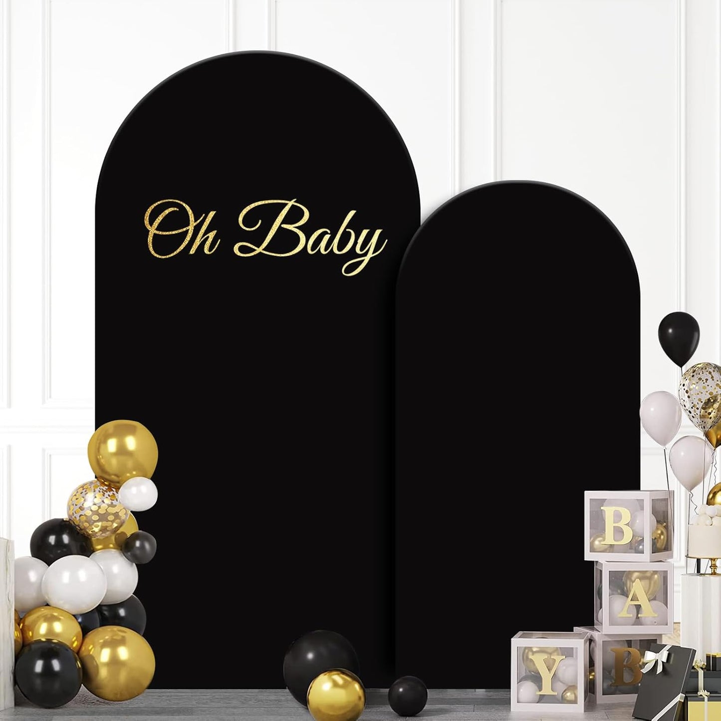Arch Backdrop Cover Set for Weddings and Parties - 2 Pieces