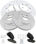 Front & Rear Performance Brake Kit for 2005-10 Ford Mustang V6
