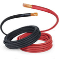 1/0 Gauge AWG 10 ft Black + 10 ft Red Flexible Pure Copper Welding