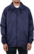 Shaka Wear Mens Coach Jacket - Classic Windbreaker Style