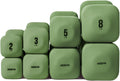 SafeGrip Square Dumbbells with Anti Slip Handles - Aesthetic Home