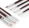 Kolinsky Sable Miniature Drybrush Set 7 pcs - Precise Highlighting