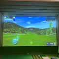 HD Soundproof Golf Simulator Screen - Extra Durable | 320x100cm