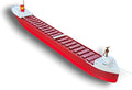12ft Prebuilt Display Model Ship SS Edmund Fitzgerald - 1ft Floating