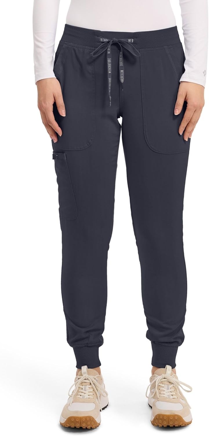 Med Couture Women's Cargo Jogger Scrub Pants with 5 Pockets