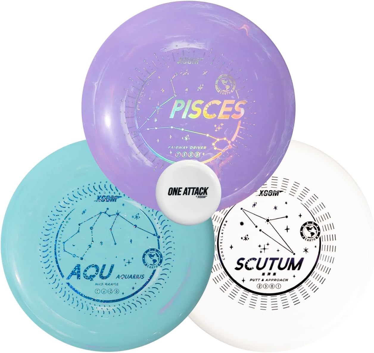 Ultimate PDGA Disc Golf Set - Pro Quality, 3 Discs, Ideal Weight Range 170-175g