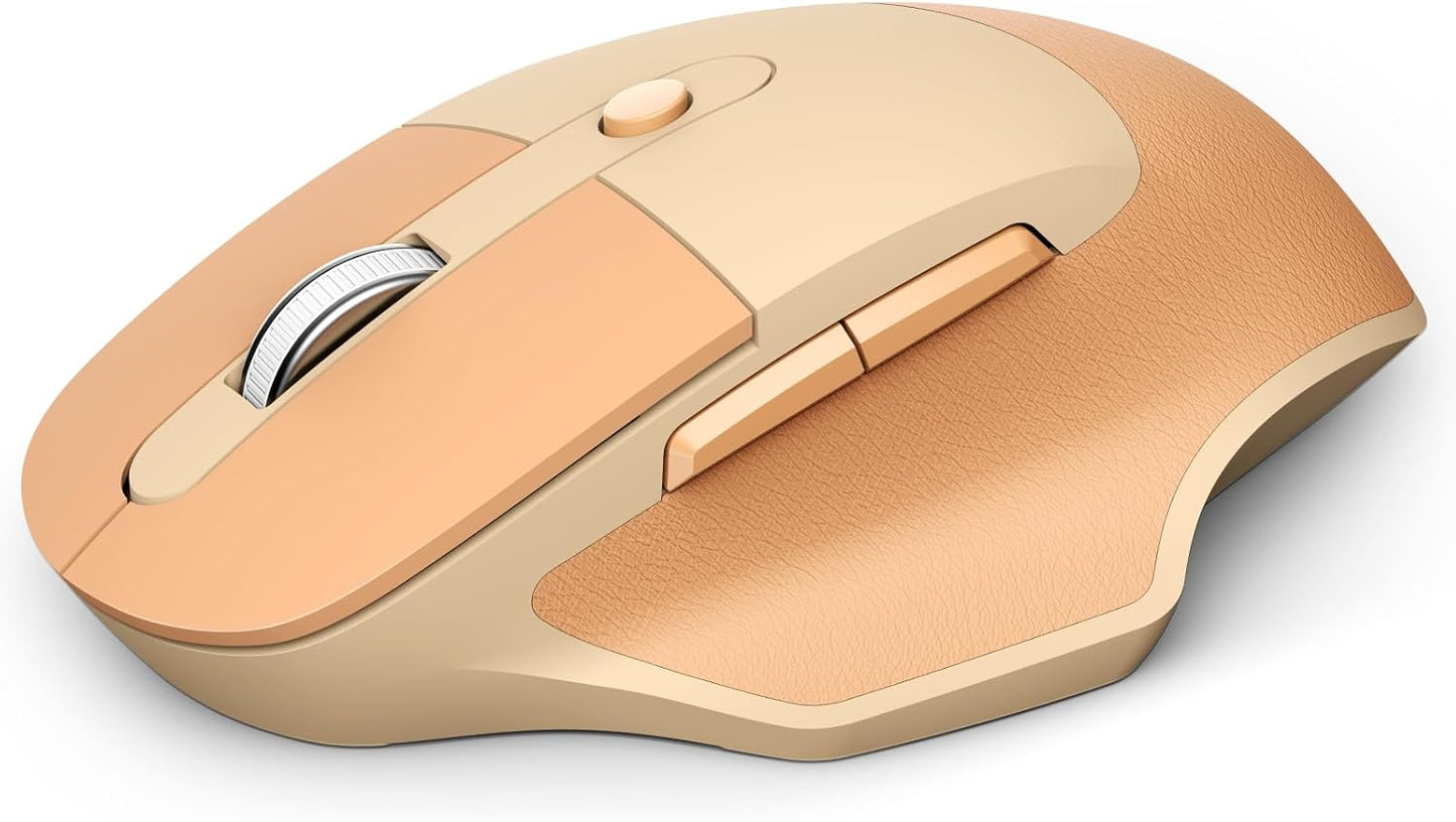 MOFII Ergonomic Bluetooth Mouse - Quiet Clicks, Multi-Device Compatibility