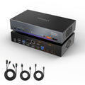 Thunderbolt 4 Dual Monitor KVM Switch - Dual 4K@60Hz for Laptop