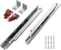 21 in Undermount Soft Close Drawer Slides Full Extension - 6 Pairs
