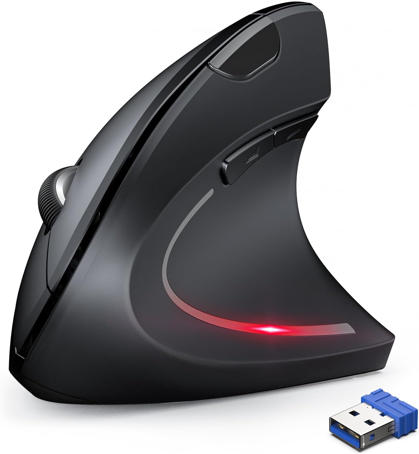 TechRise Ergonomic Vertical Mouse - 4800 DPI Wireless Silence