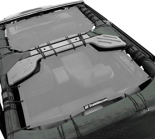 Shadeidea JK Sun Shade Top for Jeep Wrangler JKU - UV Blocker