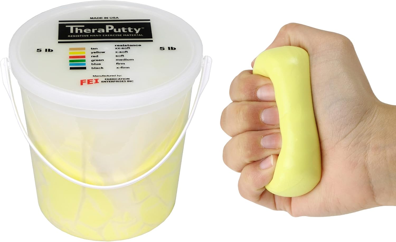 CanDo TheraPutty Standard Hand Exercise Putty for Strengthening