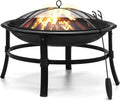 SINGLYFIRE 26 in Fire Pit for Outside - Heavy Duty Steel Bonfire Bowl