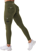 CoreFlex Workout Cargo Leggings with Pockets - Butt Lifting, Squat up