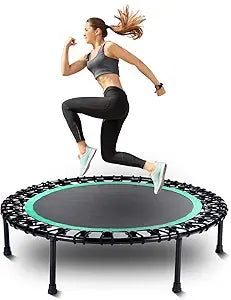 Rebounder Trampoline for Adults - 40 inch Mini Bungee Fun
