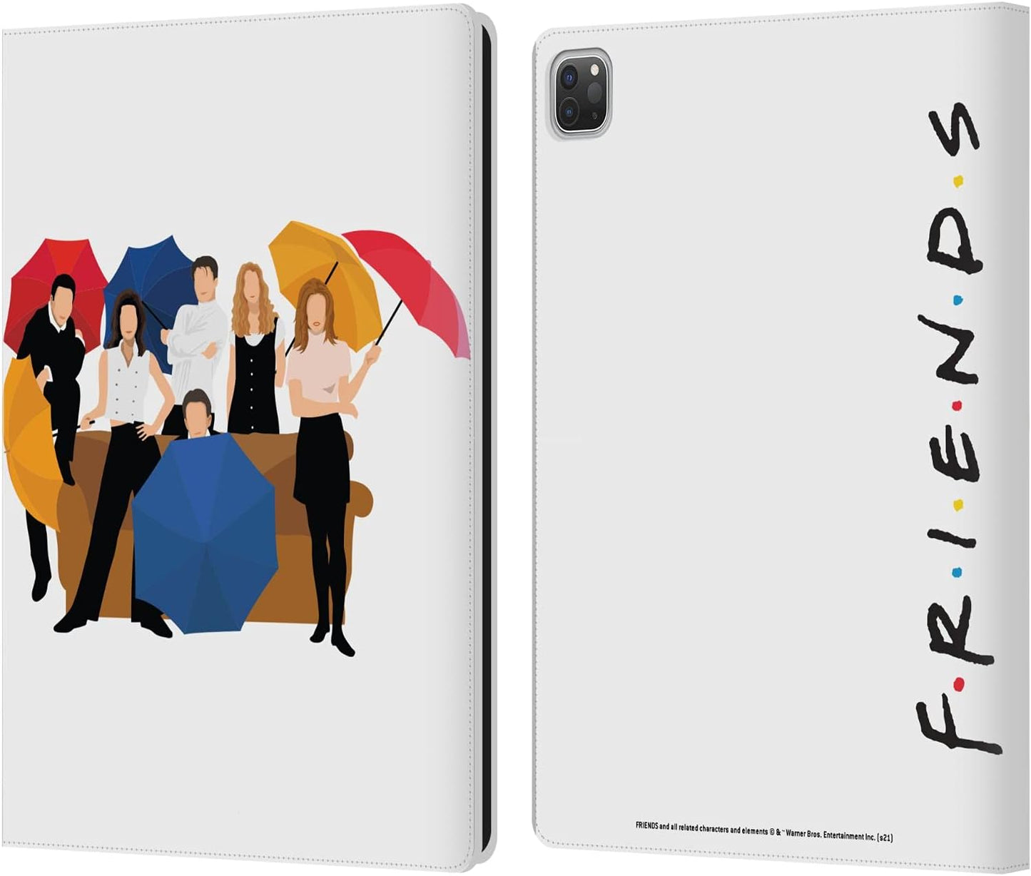 Friends TV Show Logo Leather Wallet Case for iPad Pro 12.9