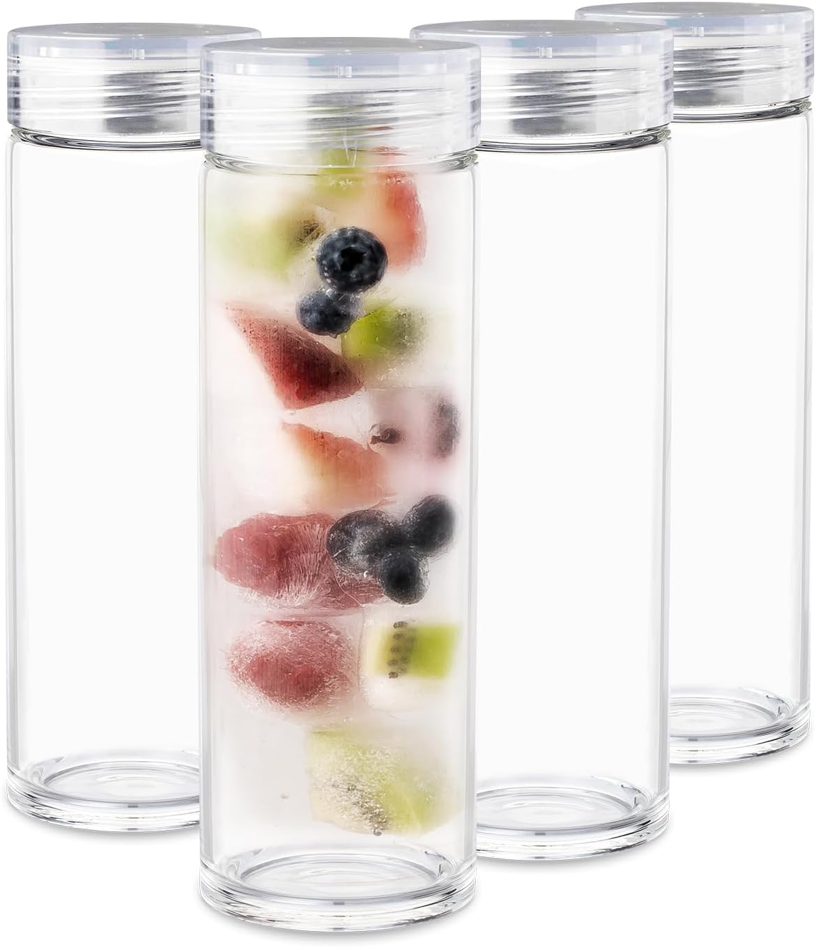 Wide Mouth Glass Water Bottles for Juicing and Smoothies