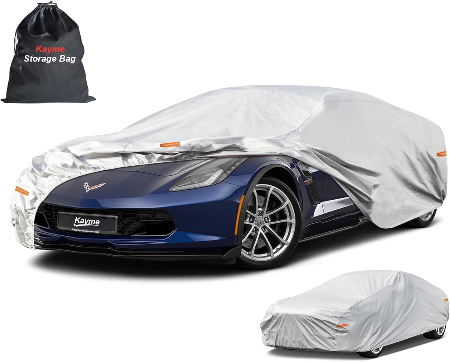 Kayme 6 Layers Car Cover for Chevrolet Corvette C4/C5/C7/C8