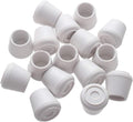 Chair Leg Tips Caps 1 in Non-Slip Rubber Floor Protectors - 64 Pack
