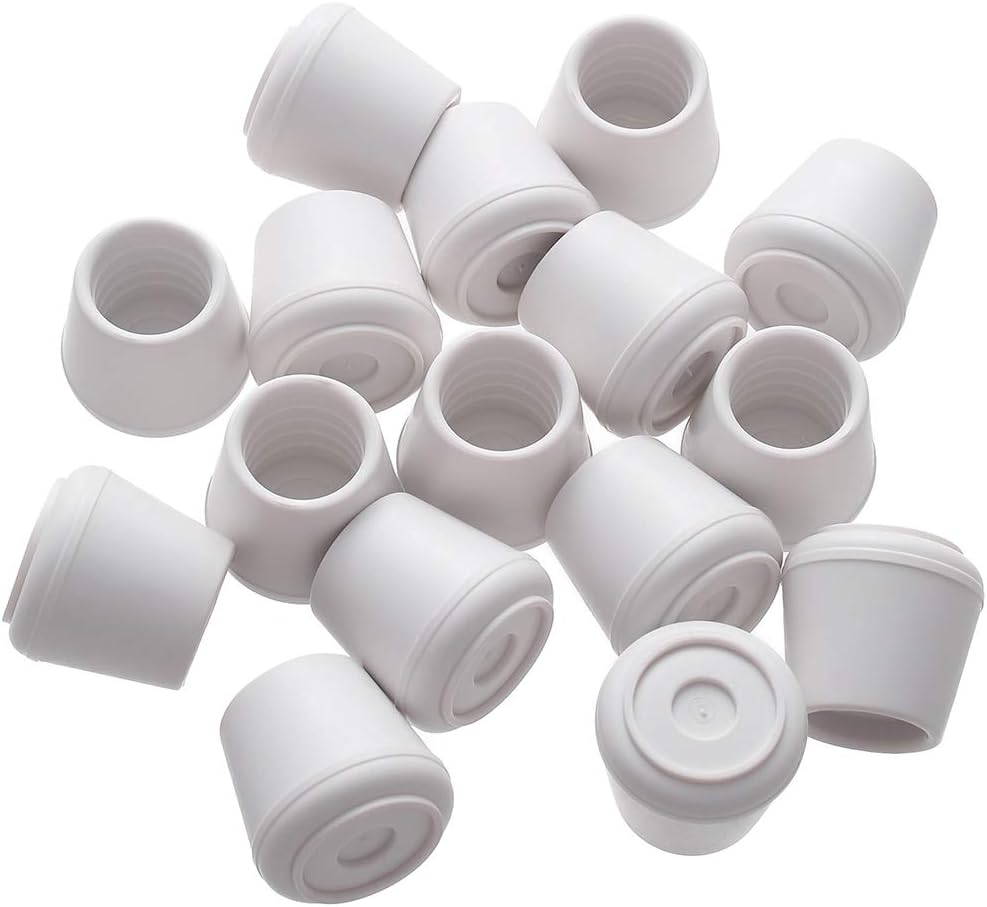 Furnigear Chair Leg Tips Caps Non-Slip Rubber Floor Protectors