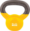 Body Sport Cast Iron Vinyl Coated Kettlebell - Color-Coded Strength