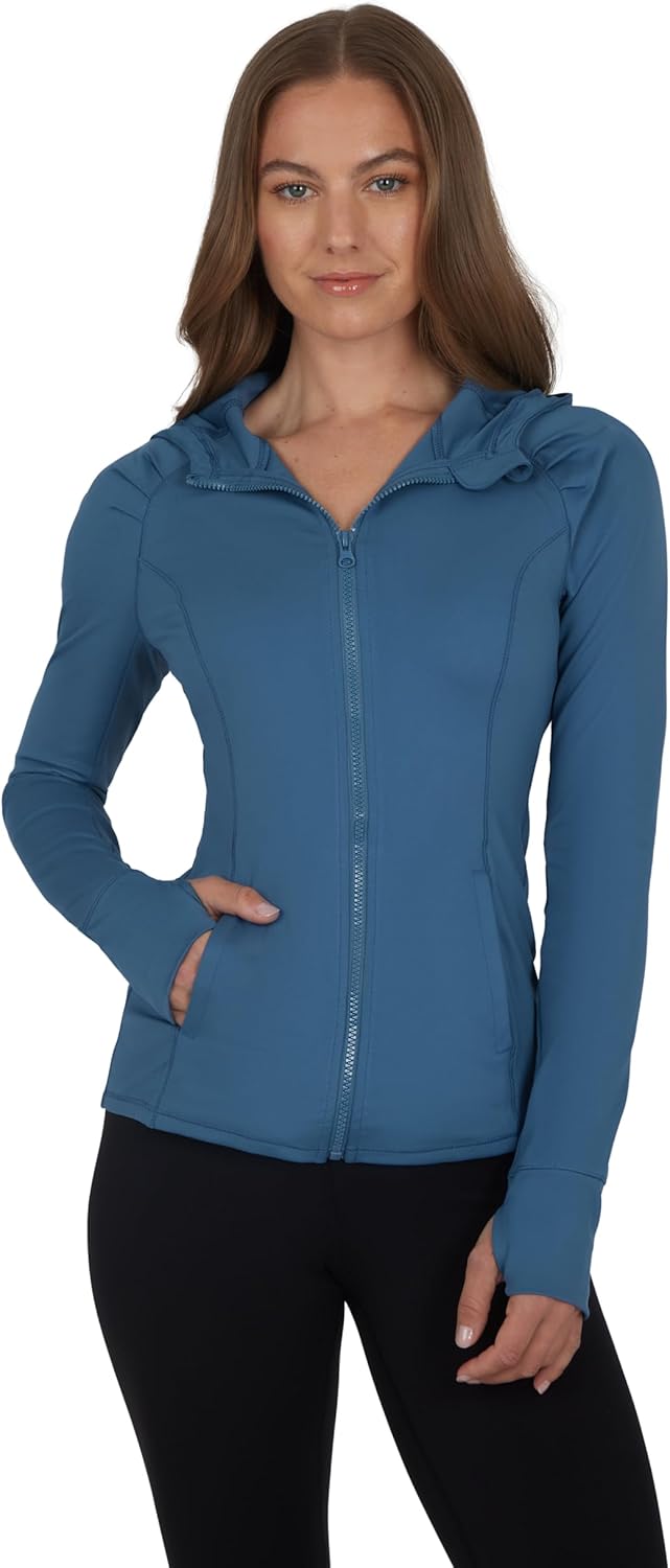 Yogalicious Lightweight Hooded Jacket for Running and Yoga