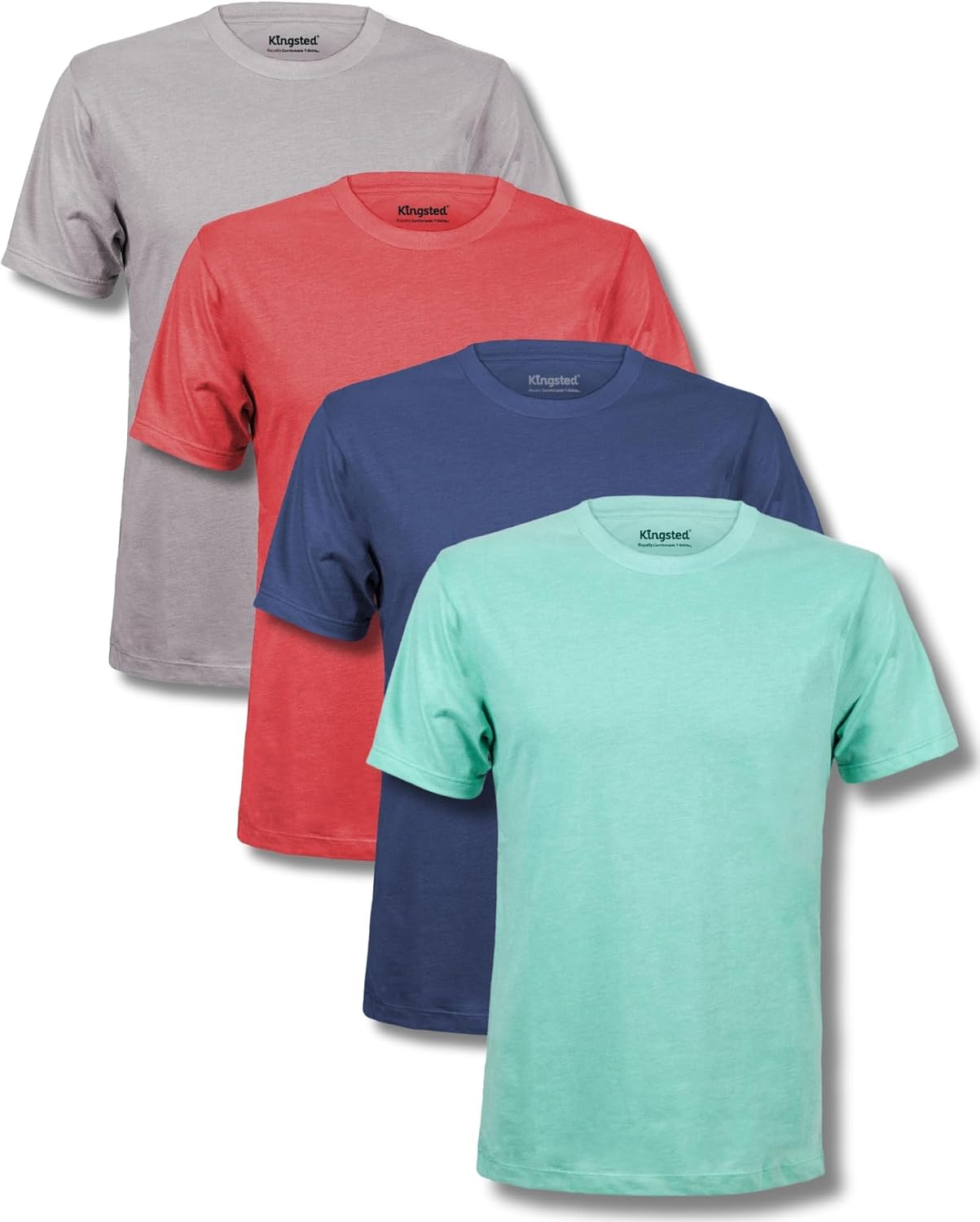 Kingsted Men's T-Shirts Pack - Super Soft Classic Tees