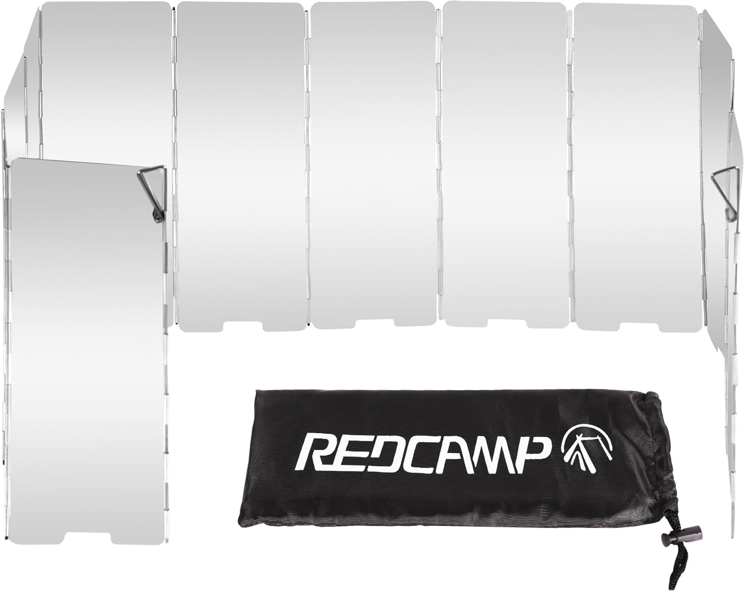 Redcamp Foldable Stove Windscreen: Ultra-Light Snow Windproof