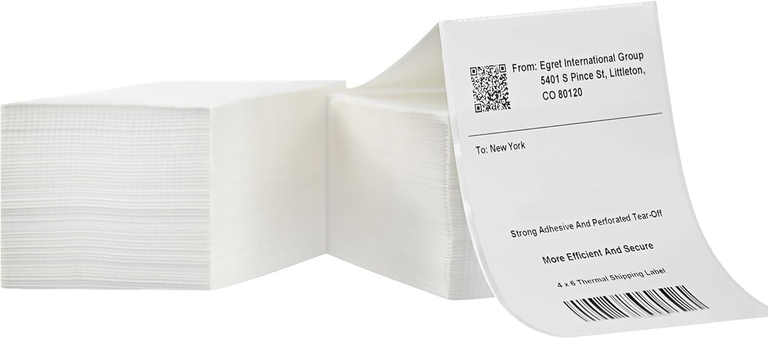 2000 Weatherproof Thermal Labels, Alligator Compatible