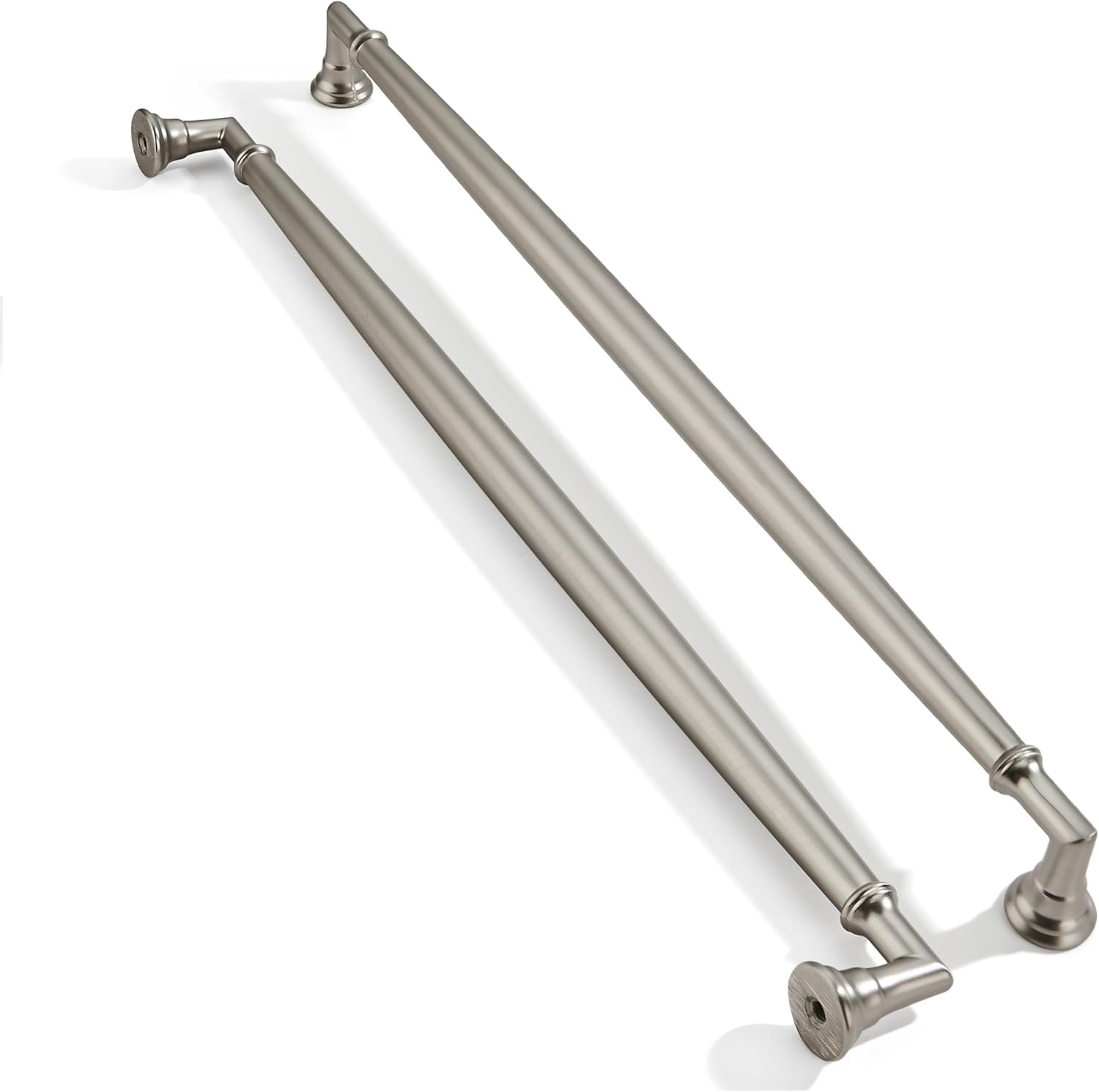 10 Pack 10 Inch Hole Center Brushed Satin Nickel Cabinet Pulls