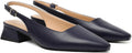 Navyblue Womens Chunky Low Heels D'Orsay Slingback - Elegant Low 1.5in