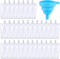 Patelai 250 Plastic Liquid Pouches 16 oz - Bulk Reusable Juice Bags