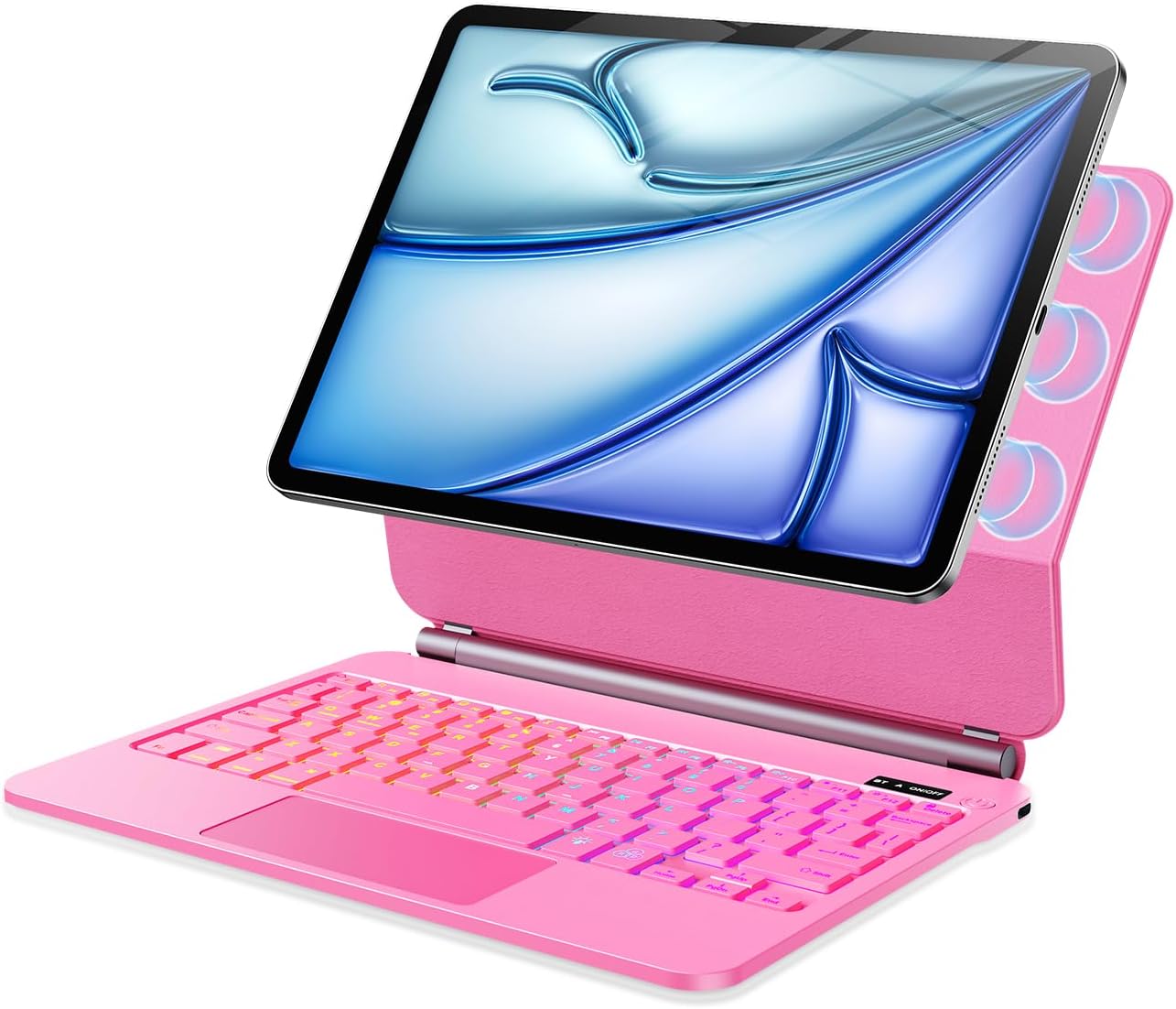 Keyboard Case for 2023 iPad Pro 12 inch with Floating Cantilever