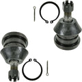 TRQ Front Lower Ball Joint Set Compatible with 1986-1997 Nissan Pickup