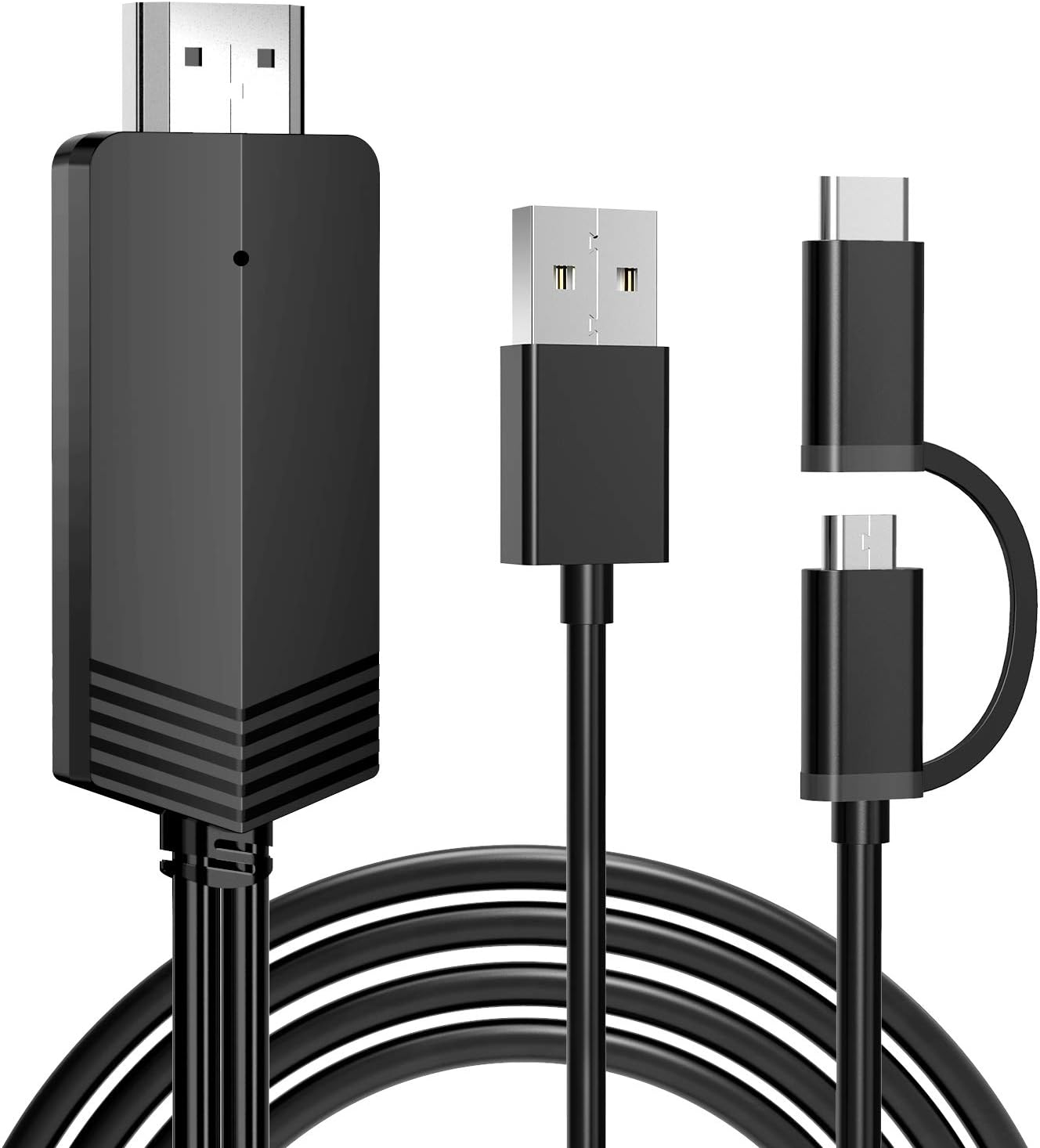 Weton 2-in-1 HDMI Cable: Phone to TV Mirroring