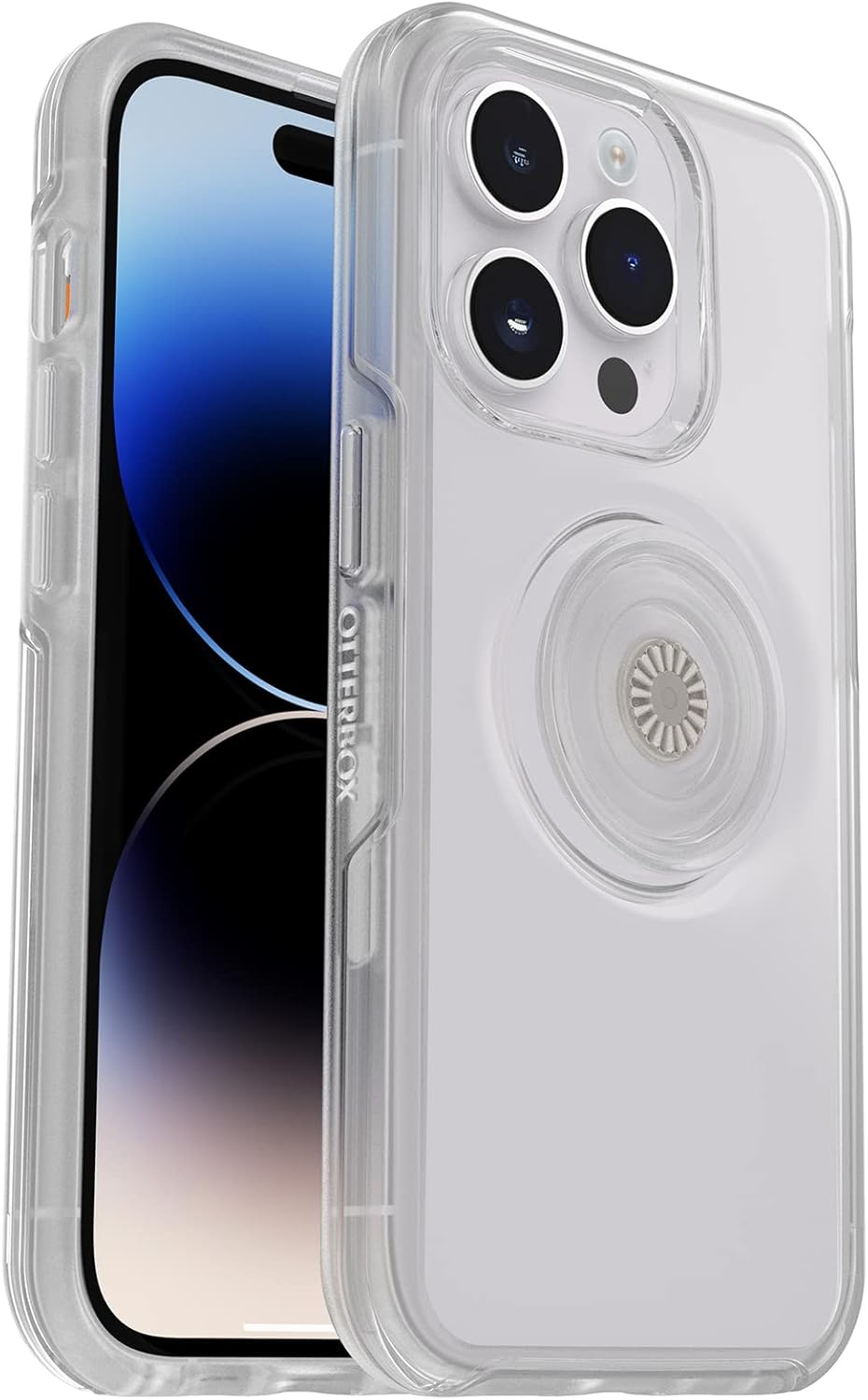 OtterBox iPhone 14 Pro Max Clear Case with Integrated PopGrip