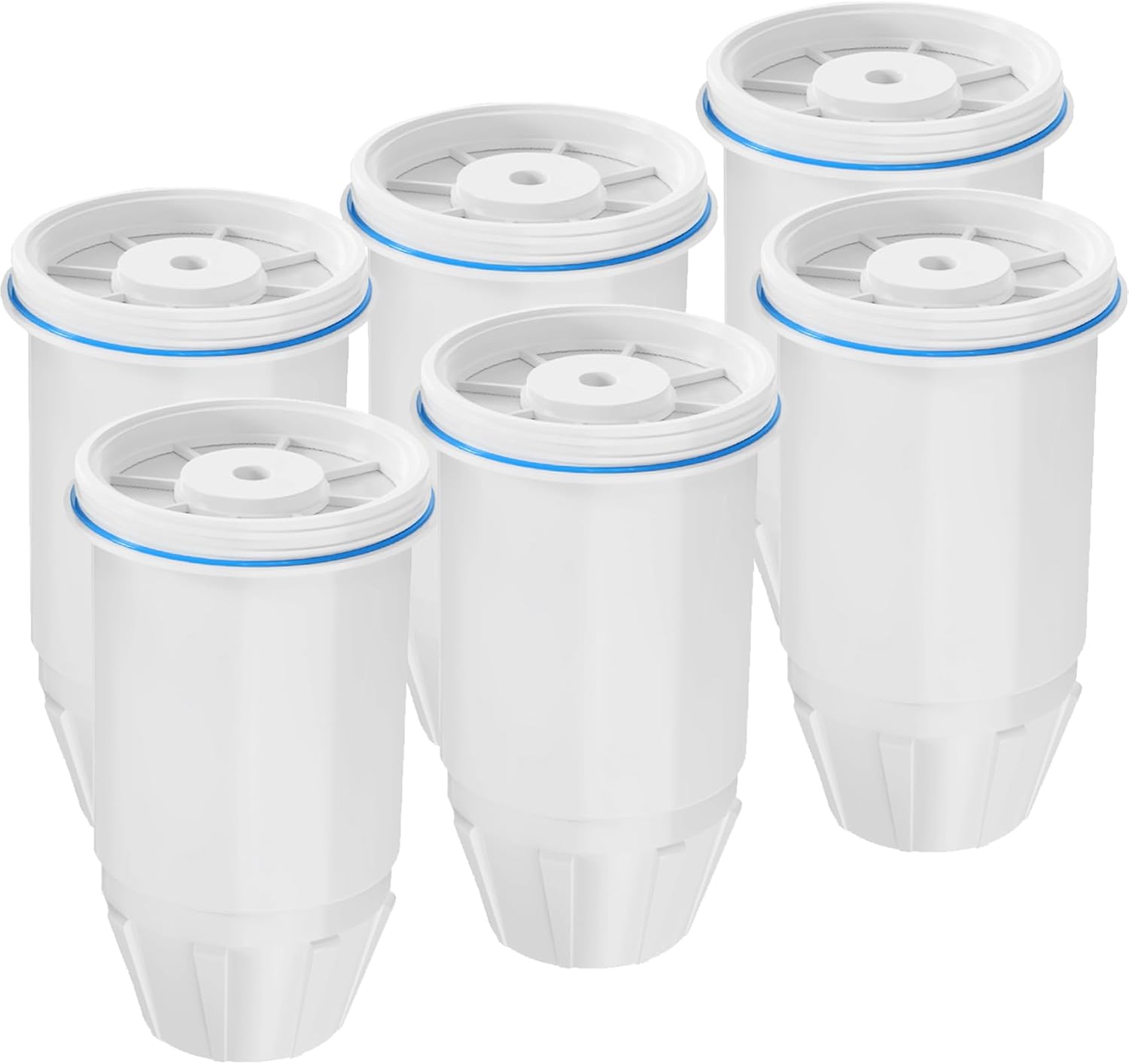 Water Filter Replacement for Zero Pitchers and Dispenser 6-Pack