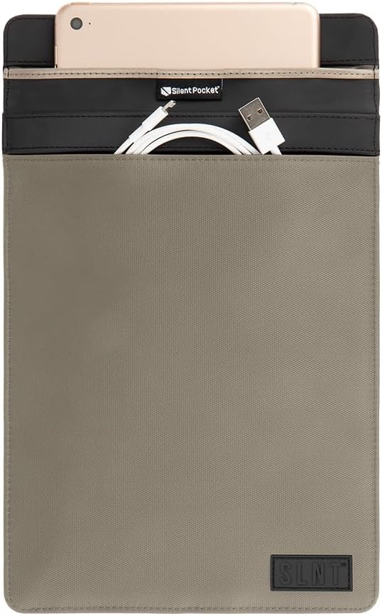 SLNT Faraday Bag Tablet Sleeve - Weatherproof Signal Blocking