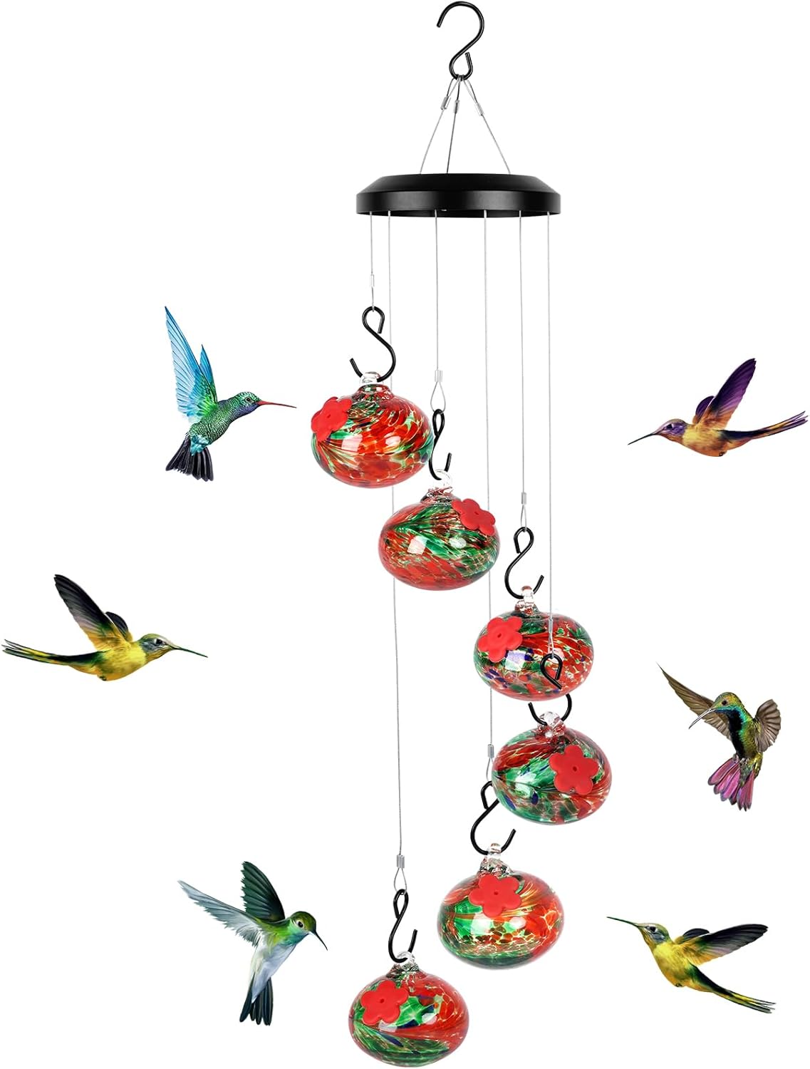 Charming Wind Chimes Hummingbird Feeders for Outdoor Spaces