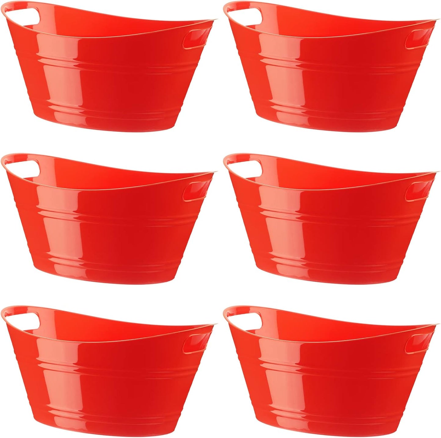 Patelai 6 Pcs Ice Buckets Bulk for Parties and Events