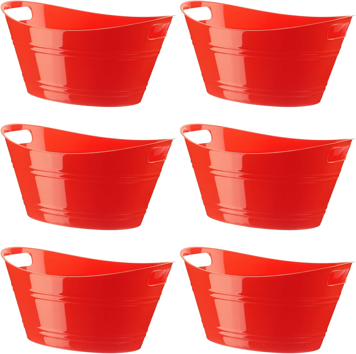 Patelai 6 Pcs Ice Buckets Bulk for Parties and Events