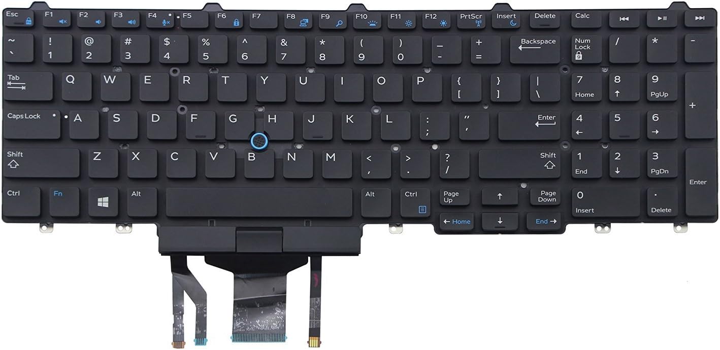 Origina New for Dell Precision 7710 Laptop Keyboard Backlit