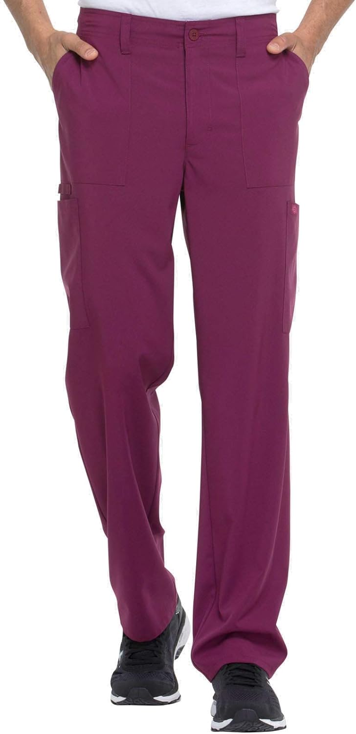 Dickies Men's Natural Rise Scrub Pants with 6 Pockets