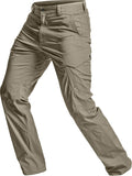 CQR Men's Quick Dry Tactical Pants - Lightweight Stretch Cargo pattern