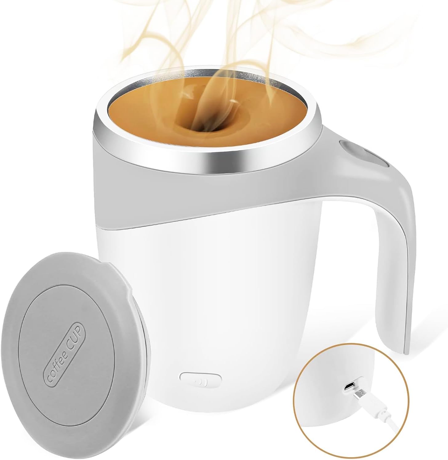 2025 Stainless Self-Stirring Mug - Effortless Convenience
