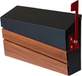 Morden Wall Mount Mailbox with Walnut Wood Panel for House