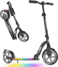 BELEEV V8 Kids LED Light-Up Deck Scooter - Adjustable, Foldable
