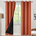 100% Blackout Curtains 84 in Length 2 Panels - Terracotta Room