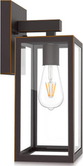 MAXvolador Outdoor Wall Lantern - Oil Rubbed Bronze Porch Light